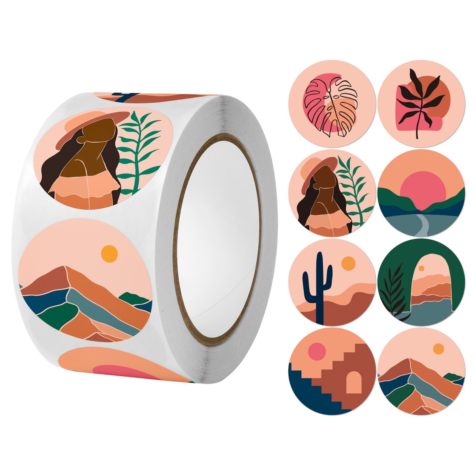 Sticker Exquisite Aesthetic Fine Texture Gift Tag Sticker
