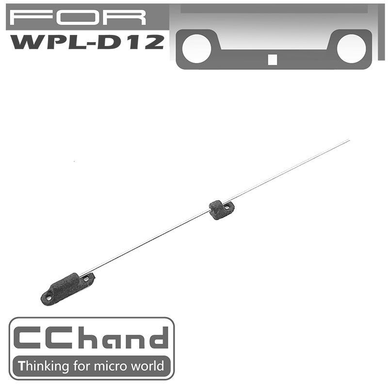 CCHAND Front/Bumper/Light/Mirror/Wiper for WPL-D12 Upgrade Part Toy RC CAR