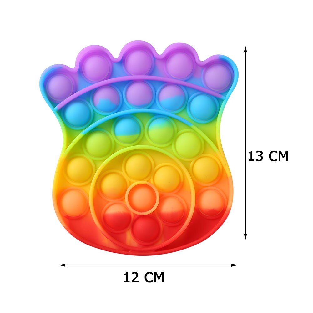 антистресс Toys Hot Silicone Toys  Stress Toy Push Bubble Toys Early Education Anti-Stress Interactive Toy