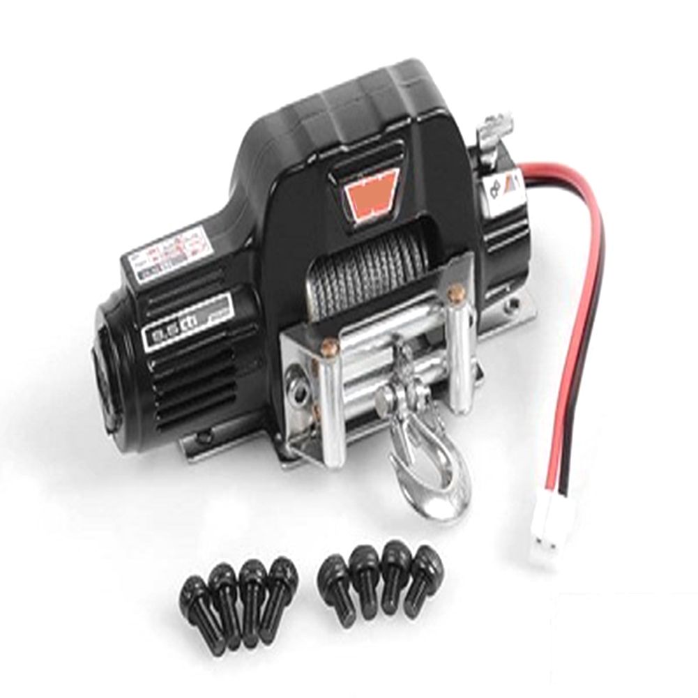 Yfashion 1:10 ulate ni Metal Electric Winch for RC Rock er RX4 KM2 RC Car Accessories