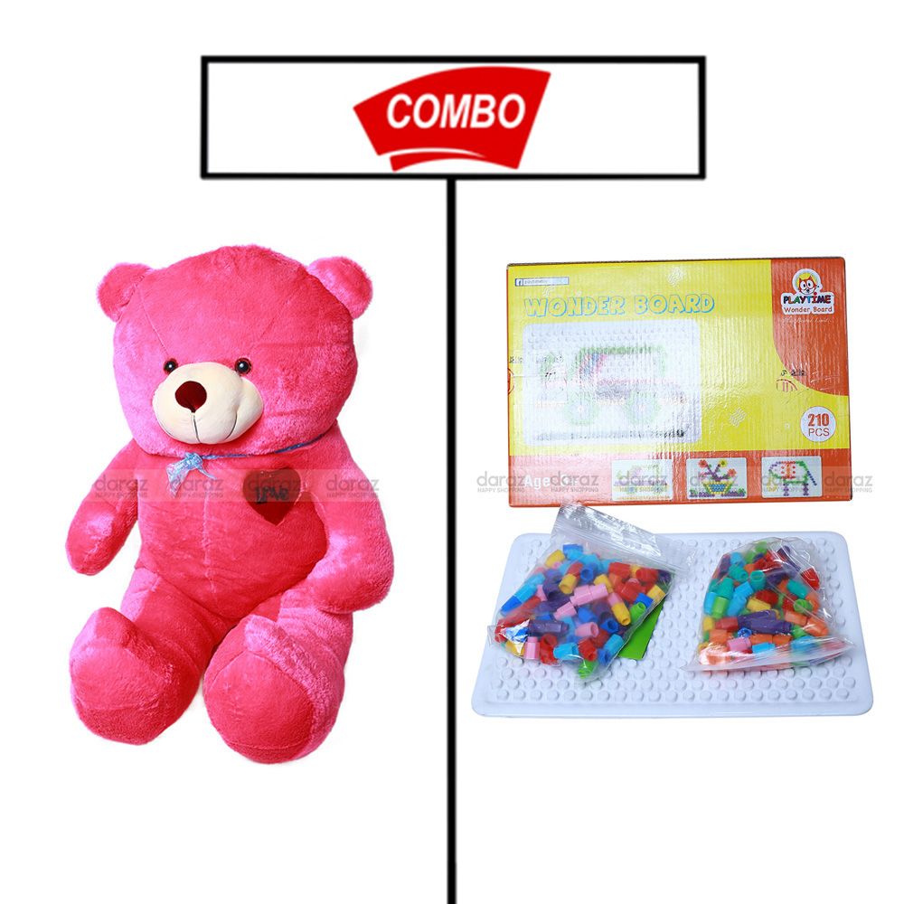 1 pcs teddy and wonder bord toy combo