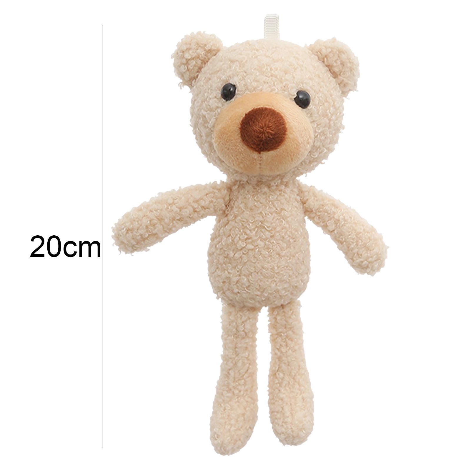 Greenhome Pendant Washable Clean Easily PP Cotton Mini Bear Doll Pendant for Bag