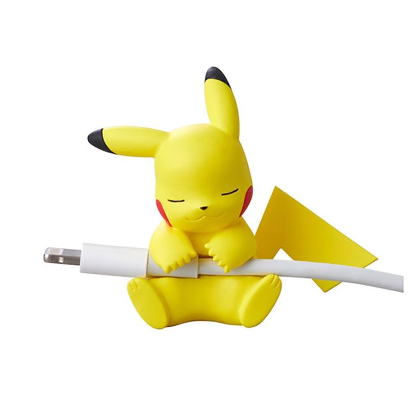 Pokemon Cosplay Prop Accessories USB Protective Case Cable Bite Pikachu Cup Pet Eevee White Ice Vulpix Figure Toy Gift