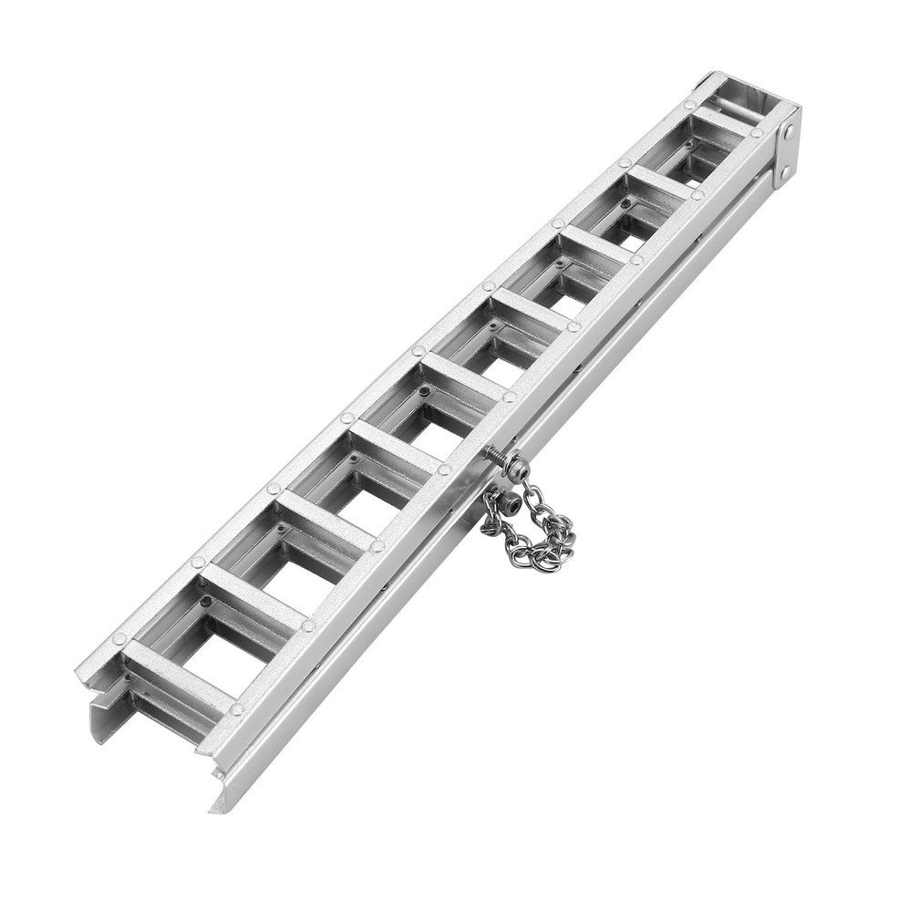 150mm Aluminum Mini Long Ladder for 1:10 RC Rock Crawler Axial SCX10 90046 D90 - Silver 1pc
