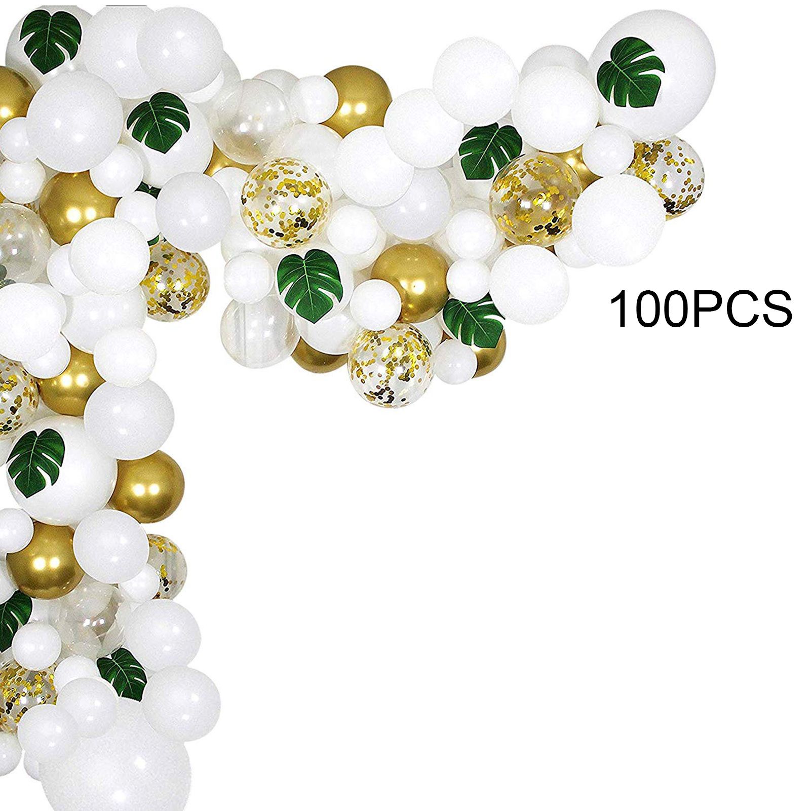 100Pcs/Set Balloon Garland Set Fashion Easy Install Emulsion Baby Shower Garland Arch Kit for Wedding