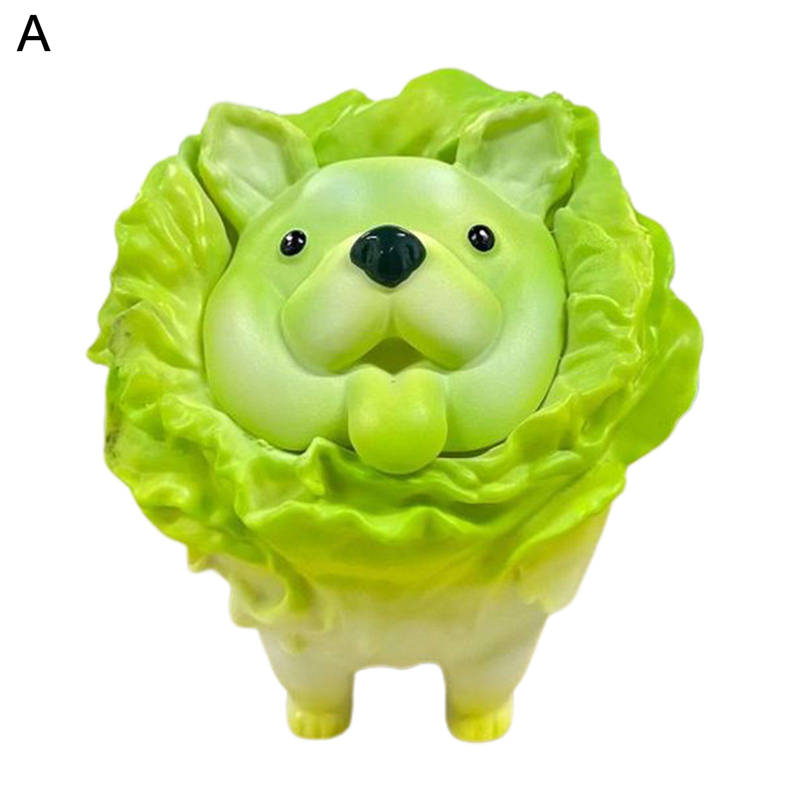 Vegetable Dog Ornament Simulation Decoration PVC Collectible Cute Dog Figures for Home Decor