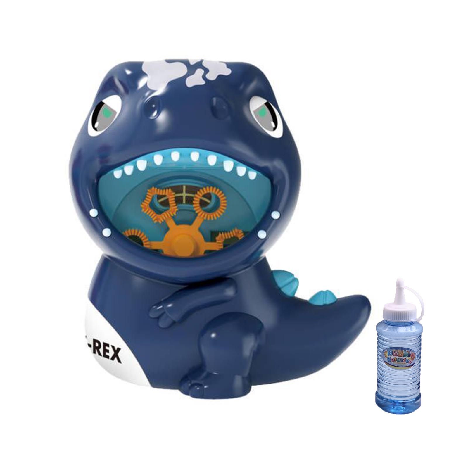 Bubble Mhine Operate Easily Light Up Dinosaur Blower Toy