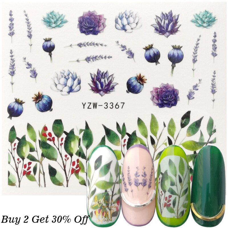 1 Sheet Nail Art Stickers Comic girl Stickers Decoration for Nails Styling Tools Water Transfer Stickers Decals