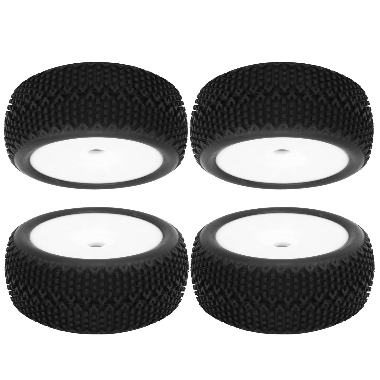 RC Rubber Tires High Wear Resistance Car 4Pcs Strong Practical