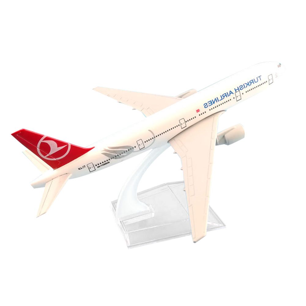 1/400 16cm Turkish Airliner 777 Plane Aircraft Airplane Model Kids Gift Souvenir
