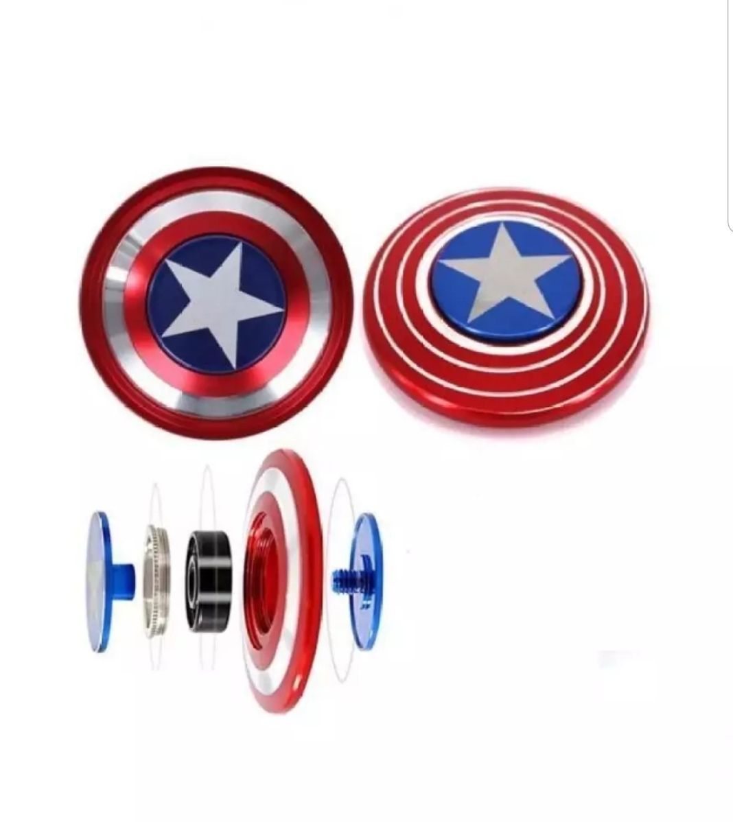 Metal Fidget Spinner - Red