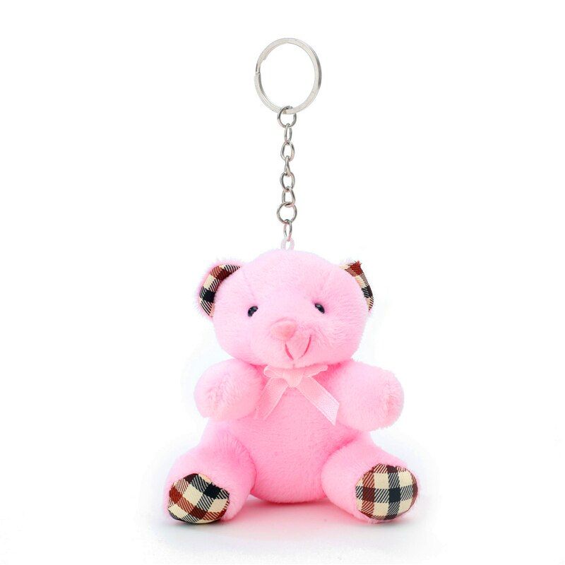 9cm Teddy Bear Stuffed Animals Doll Plush Keychain Toys