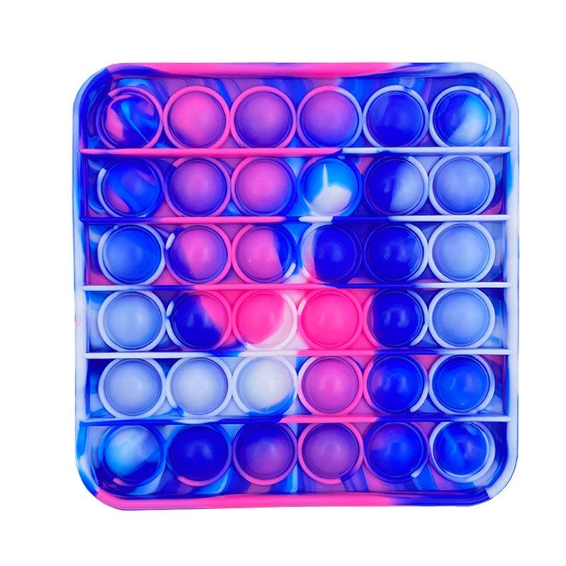 Fidget Reliver Stress Toys Rainbow Push Bubble Antistress Toys Sensory Toy To Relieve Autism