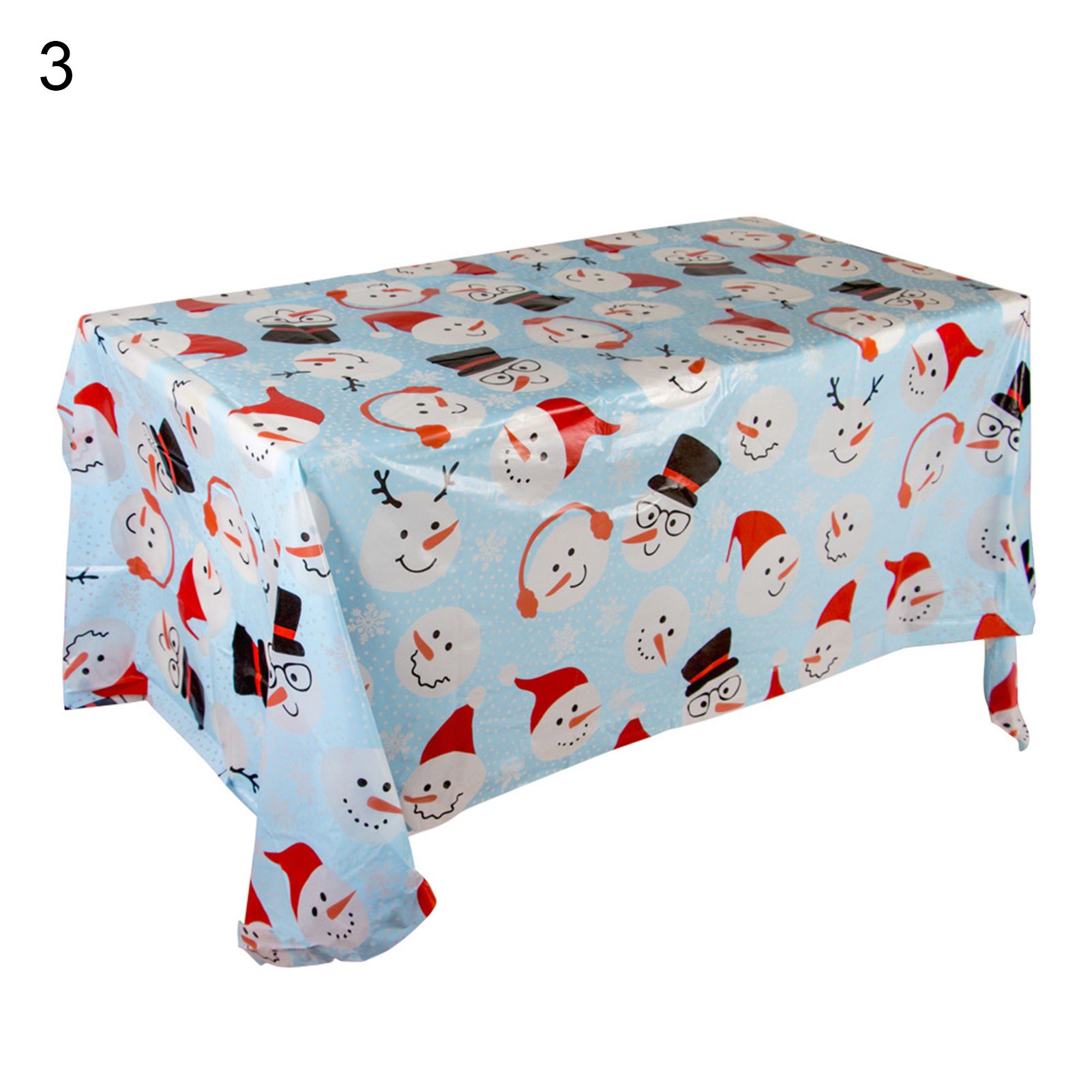 Table Runner Portable Decorative Christmas Smooth Dinner Tablecover
