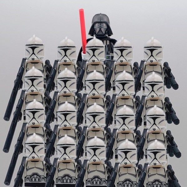 21PCS Storm trooper Clone trooper Imperial Inquisitor The First Order Officer Building Blocks Toys