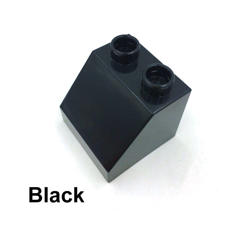 Big Size DIY Building Blocks Slope Figures Bricks 1x2Dot 12PCS Educational Creative Toys for Children Compatible With Brands