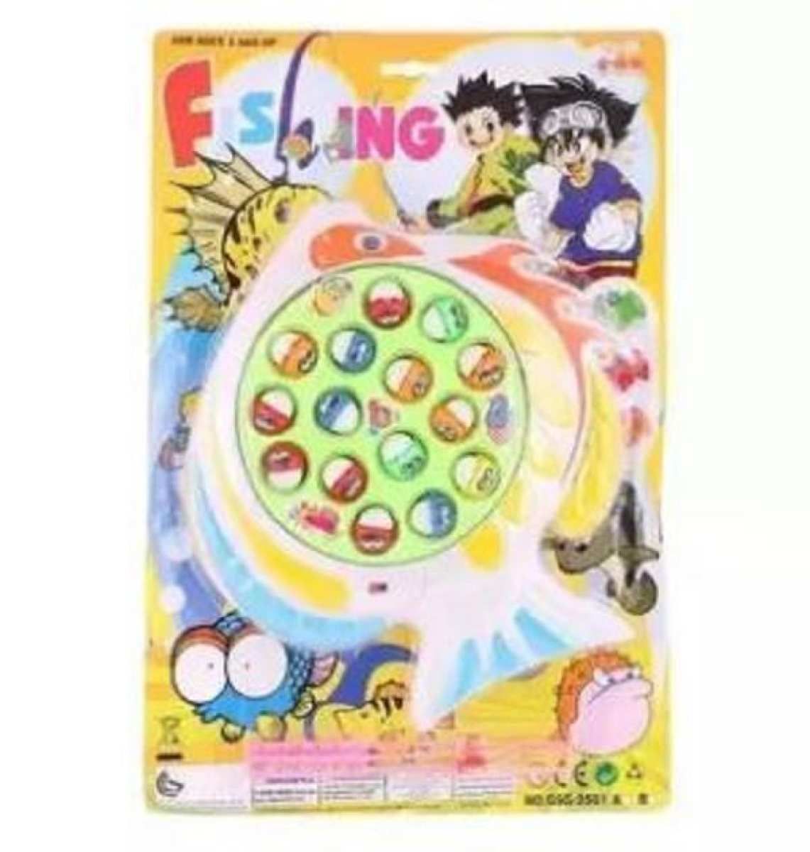 Plastic Fishing Fun Toy - Multicolor
