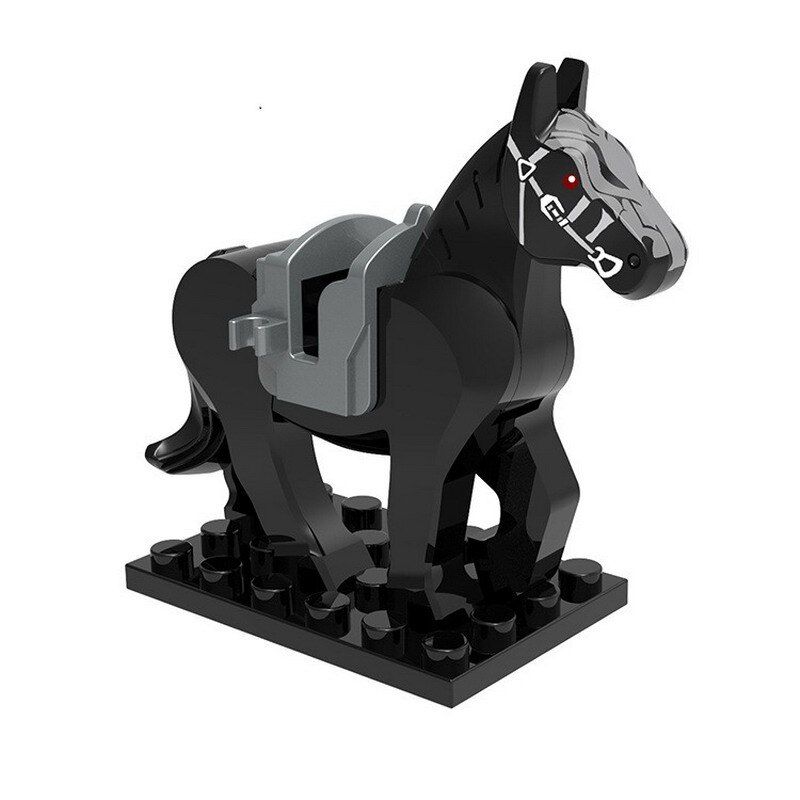 Magic Forbidden Corridor Fluffy guards Three-headed Dogs Model Building Blocks Enlighten Action Figure Toys For Children