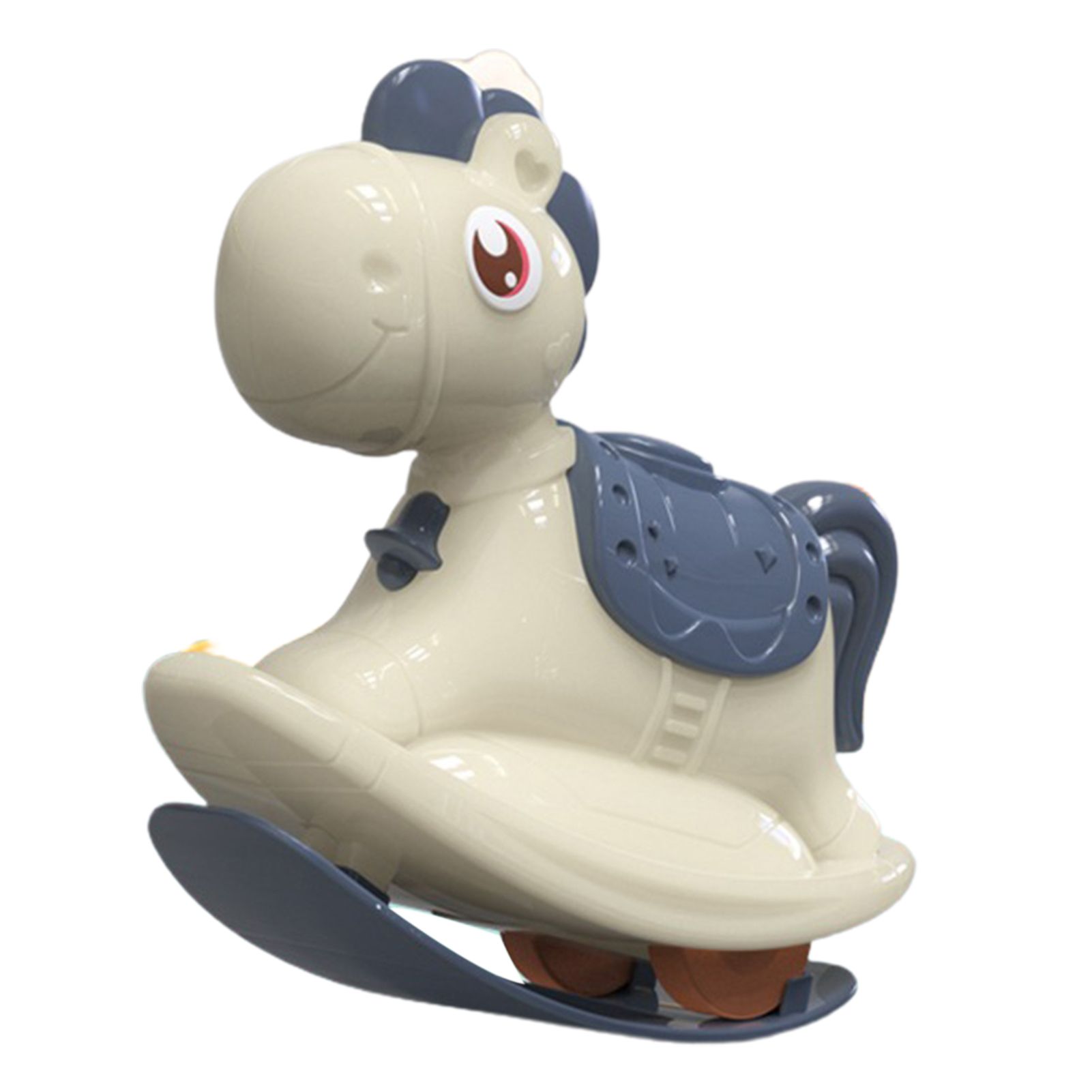 Children Press Sliding Toy Rocking Horse Cartoon Inertial Animal Pull Back Car