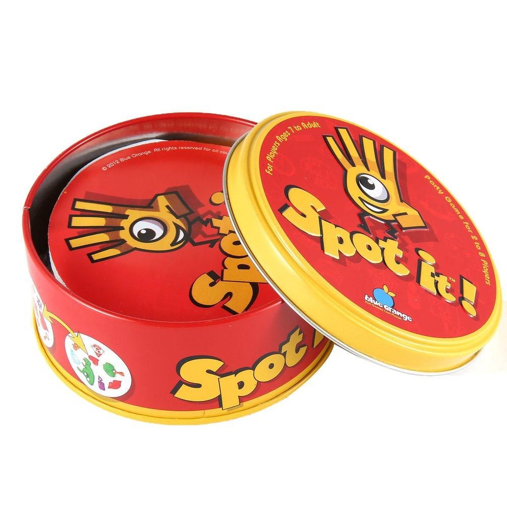 Spot it blue Orange game spot sport & alphabet for kids family fun