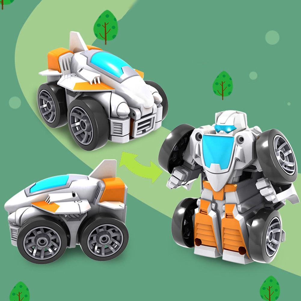Mini Deformation Car Robot Transformable Inertia Truck Model Interactive Kid Toy