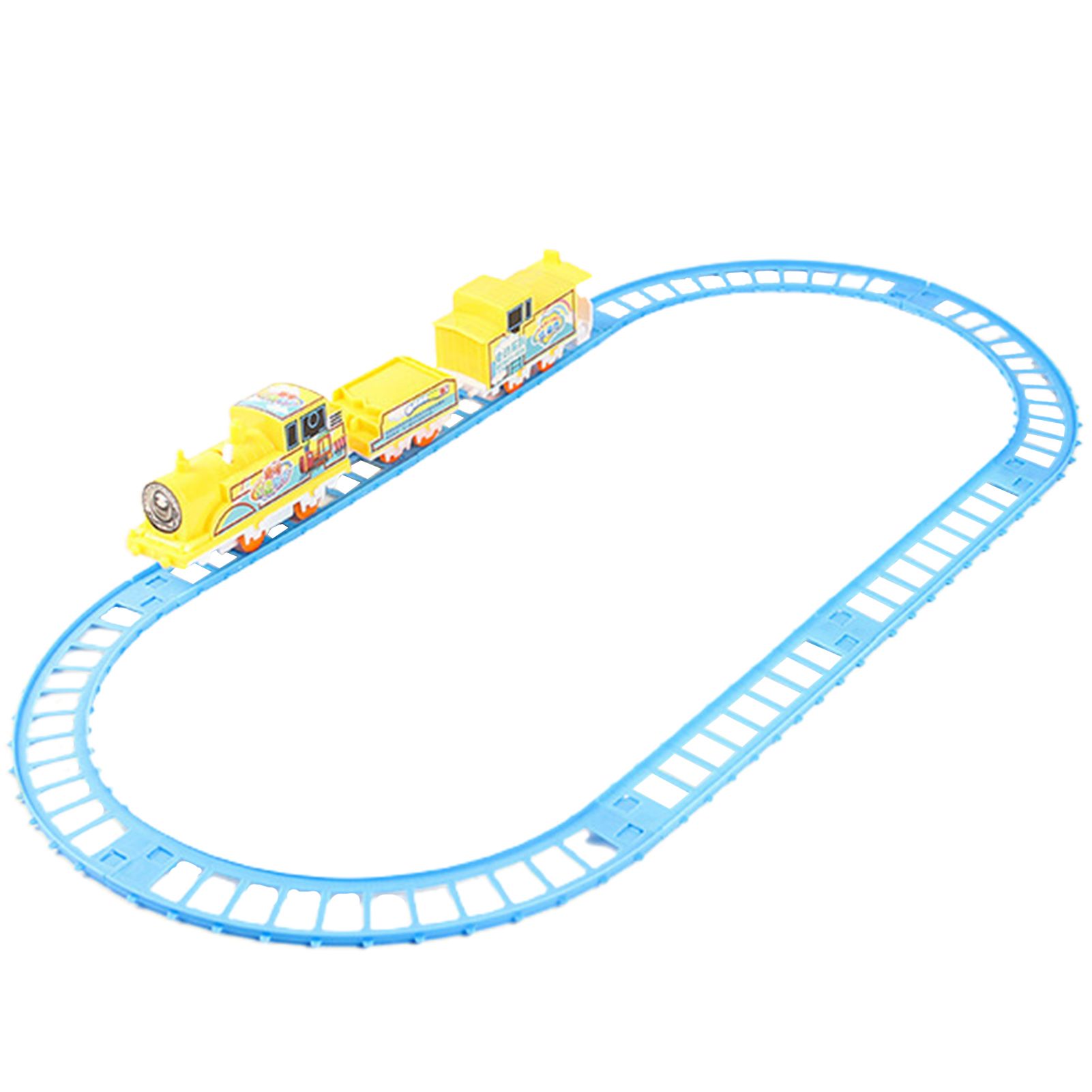 1 Set Car Model Easy-assembled Stick Control Educational Non-shedding Tracks Train Toy for Student