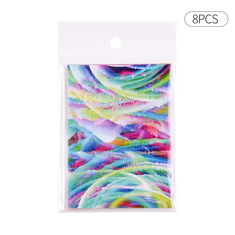Snake Nail Stickers Thin Laser Silver Stripe Holo Money symbol Nail Sticker Decals Manicure 3D Nail Art Decorations