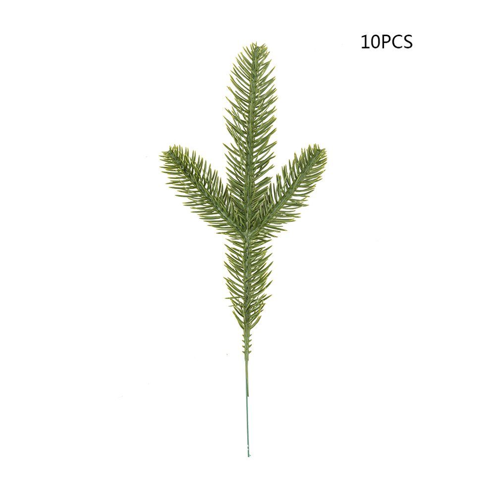 Trigeminal Pine Needle Diy Handmade Material Simulation Pine Branch 10 Pieces