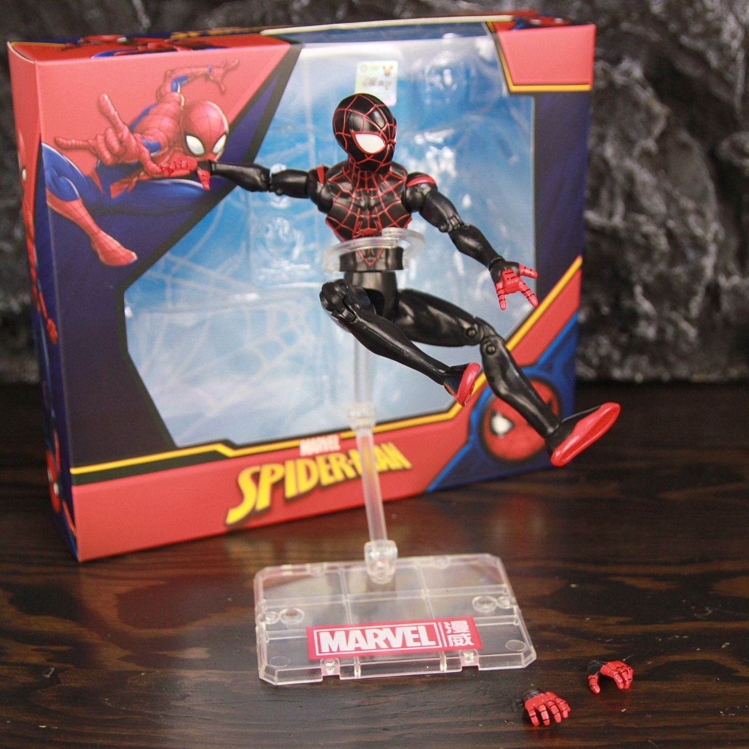 Marvel Spider-Man 2018 Into TSpider Verse Movie 7" Action Figure Peter Parker Miles Morales Gwen LegeComic ZD Toys Doll