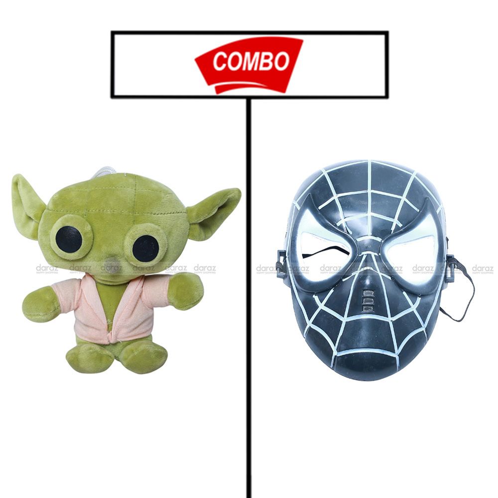 1 PCS TEDDY AND SPIDER MAN false face