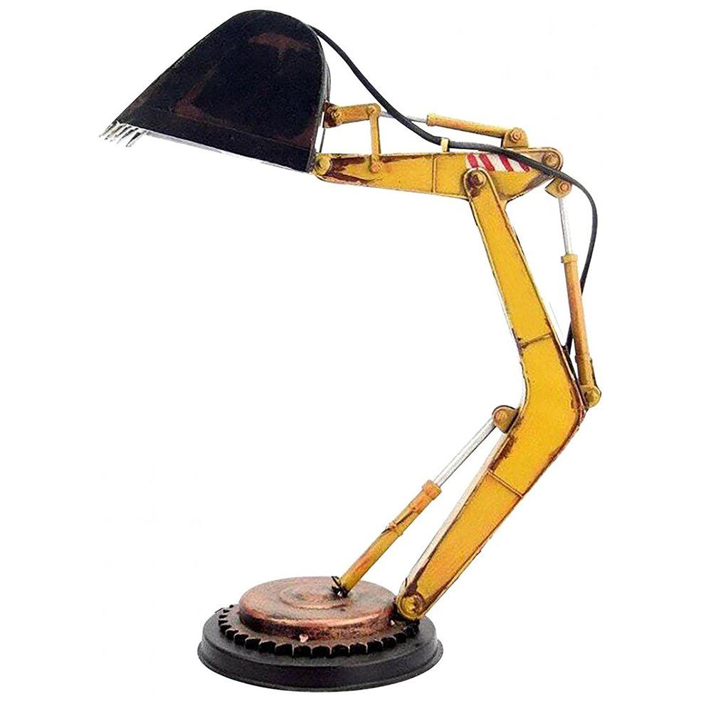 Cimiva New Retro Excavator Night Light Crafts Small Ornaments Room Decoration-colorful