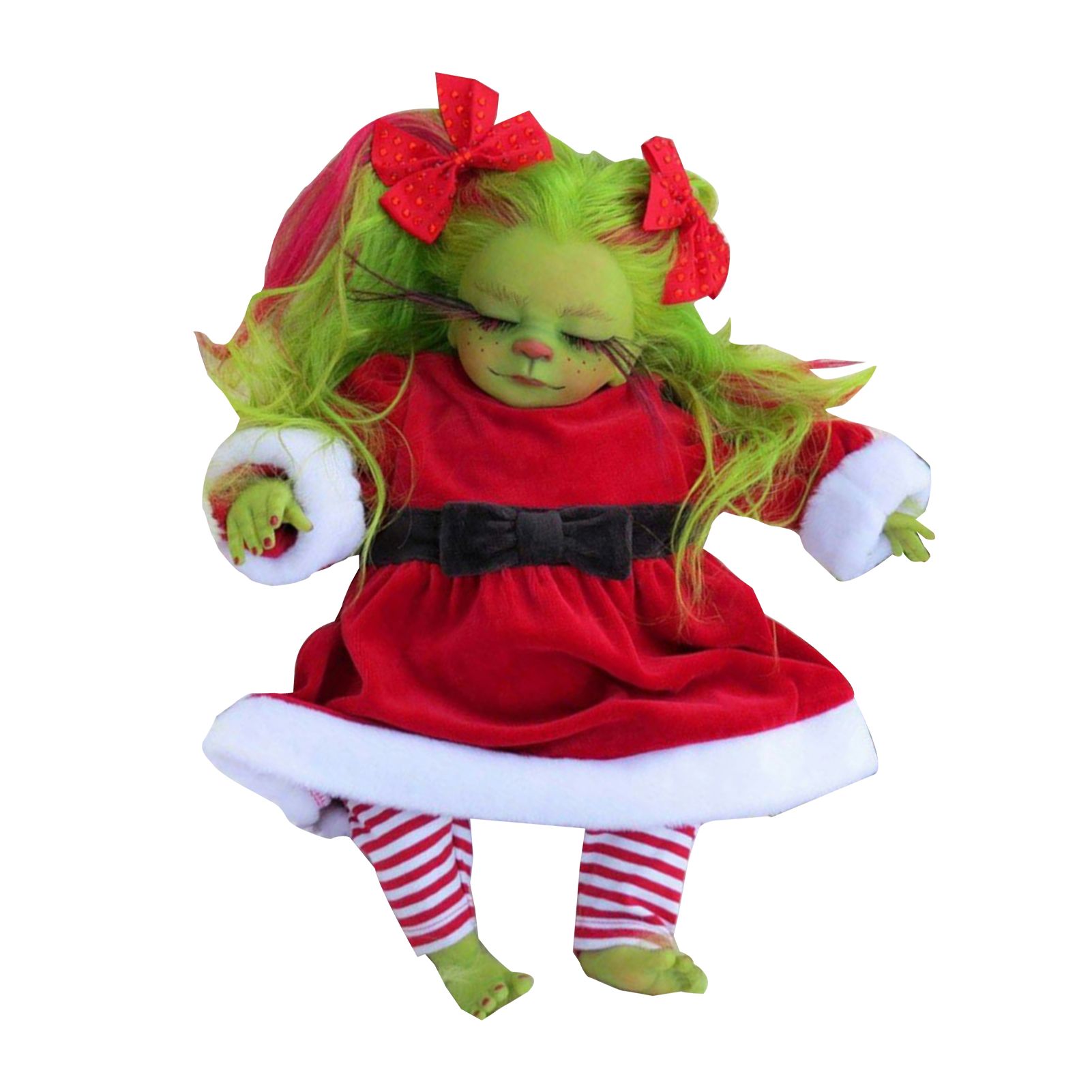Grinch Doll Multi-purpose Xmas Themed Emulsion Grinch Toy