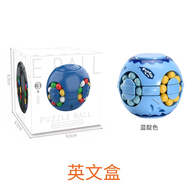 Net celebrity finger small magic bean gyro toy puzzle decompression gyro fingertip rotating magic bean hamburger children's toy