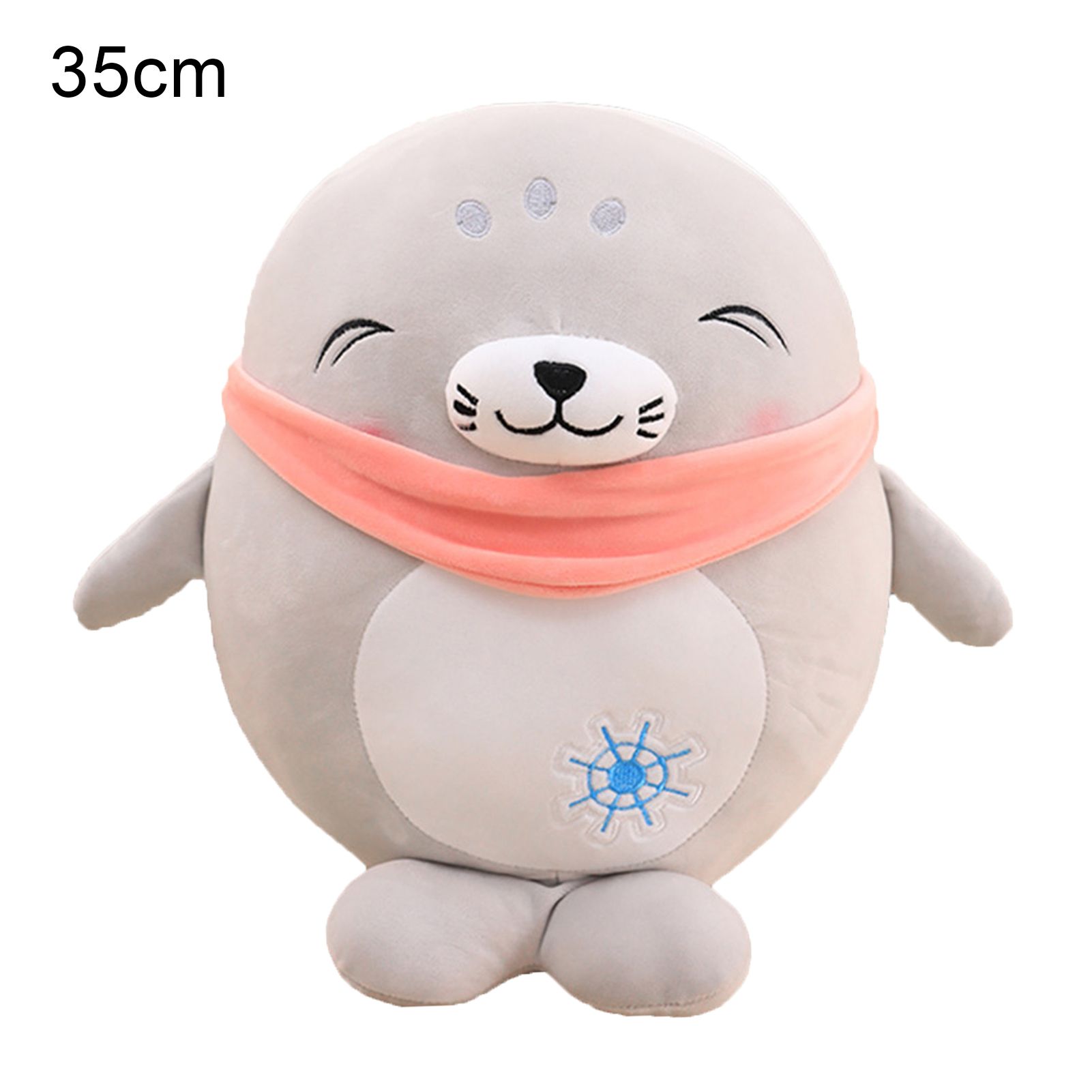 Cartoon Seal Design Soft Stuffed Doll Home Cafe Gift Shop Showcase Decor Toy