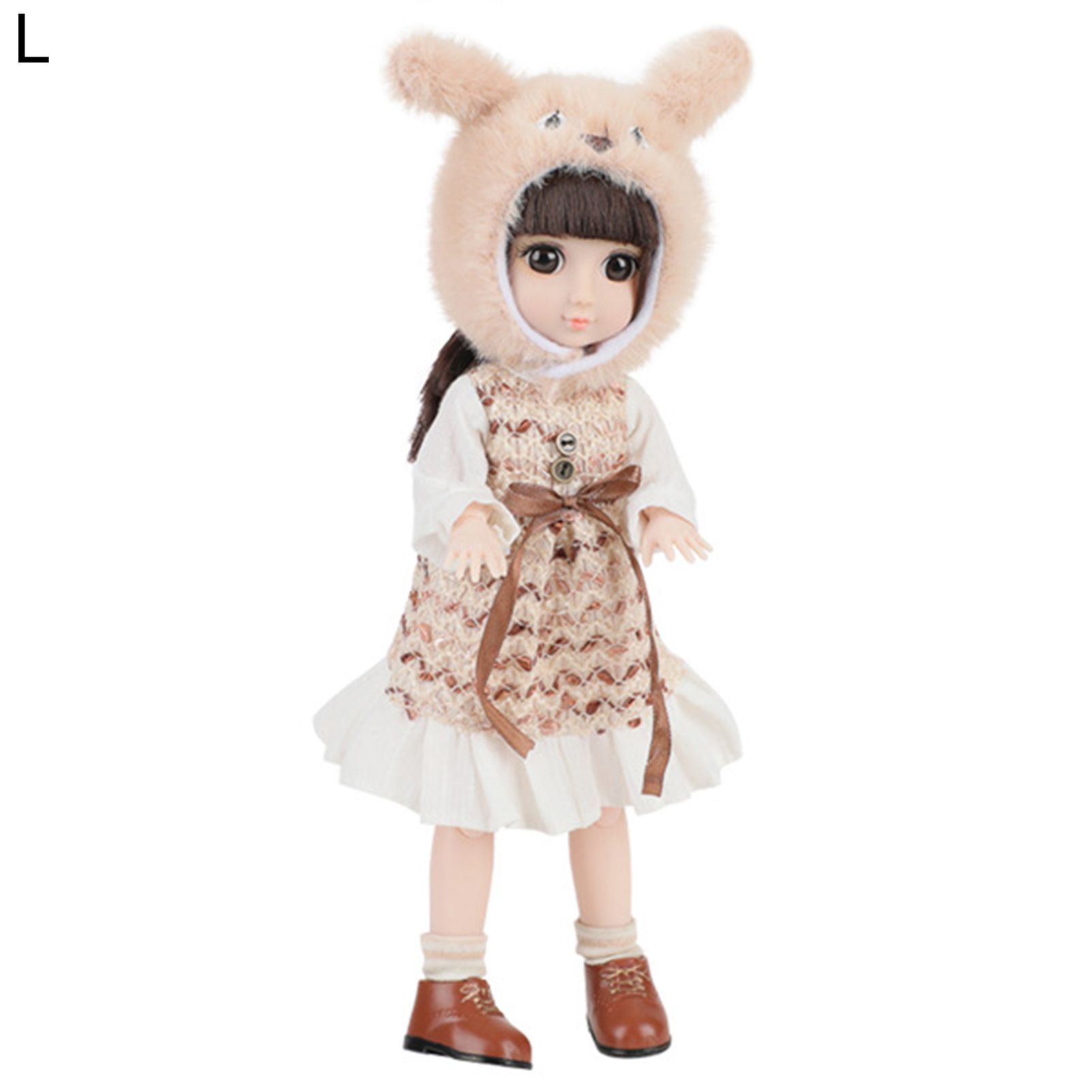 1Set 36cm Fashion Dolls Lovely Appearance Decoration Eco-friendly Baby Girl Dolls Set Gift