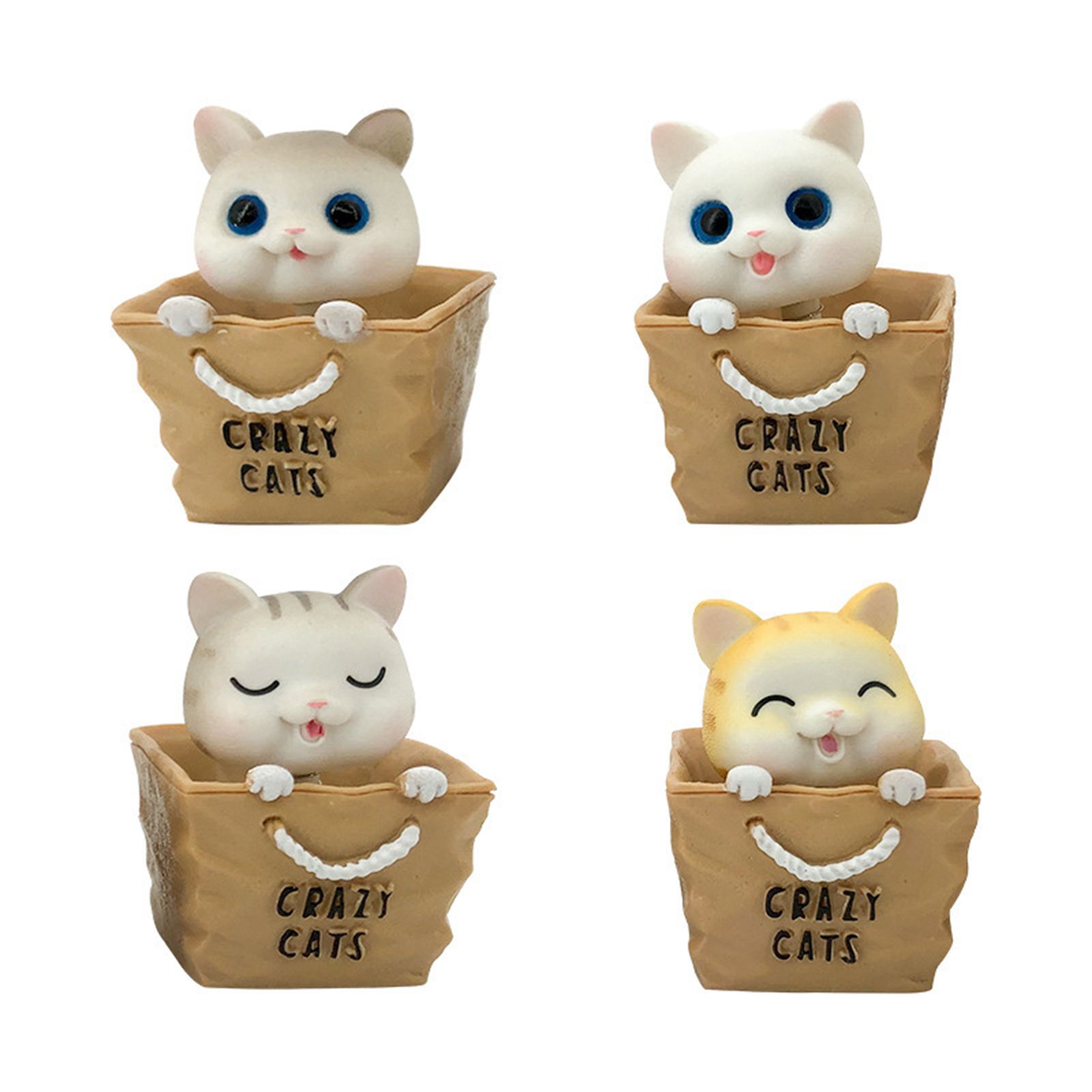 Shaking Head Cat No Deformation Dashboard Wobble Cat Ornaments