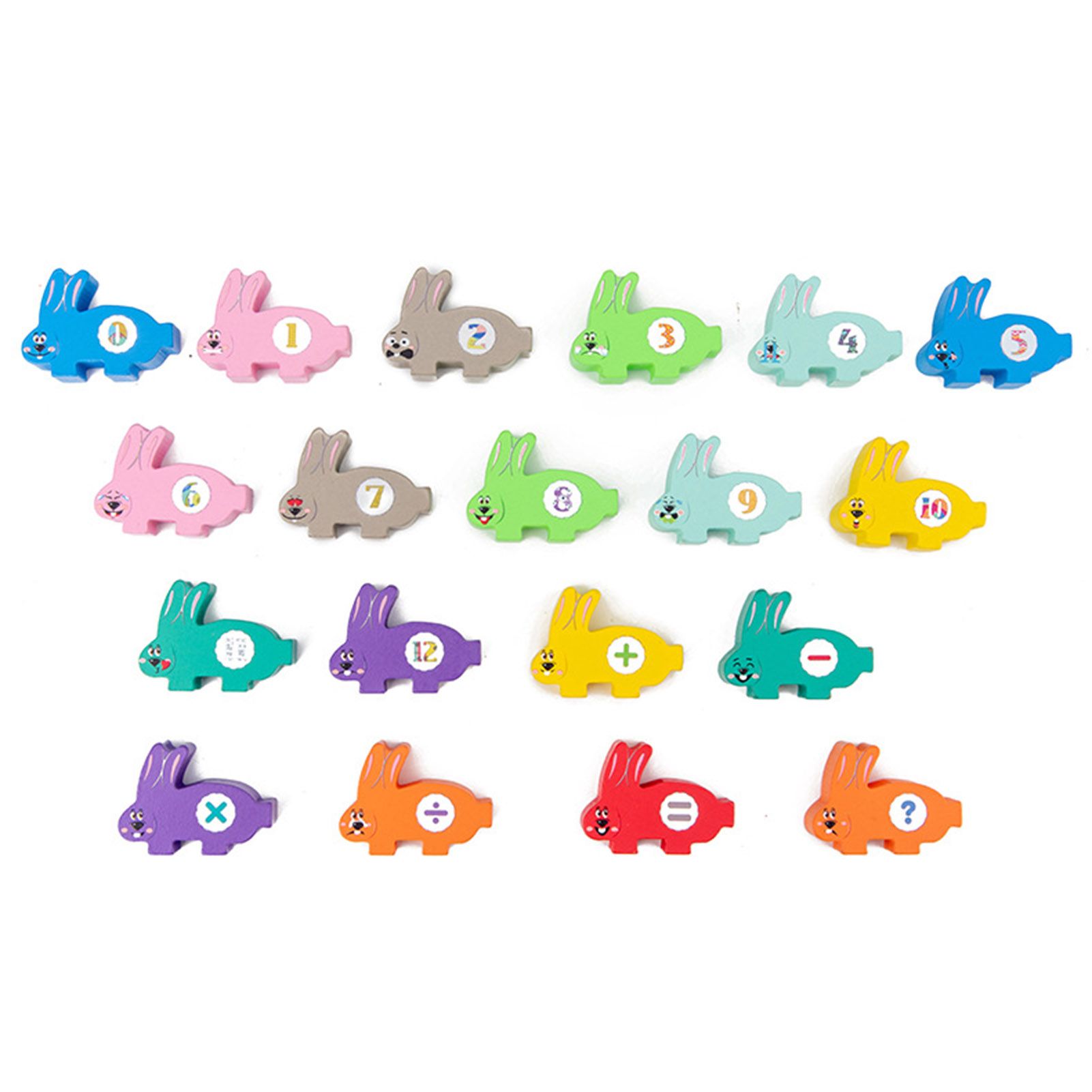 Building Cube Intertive Imaation Ability Rabbit Puzzle