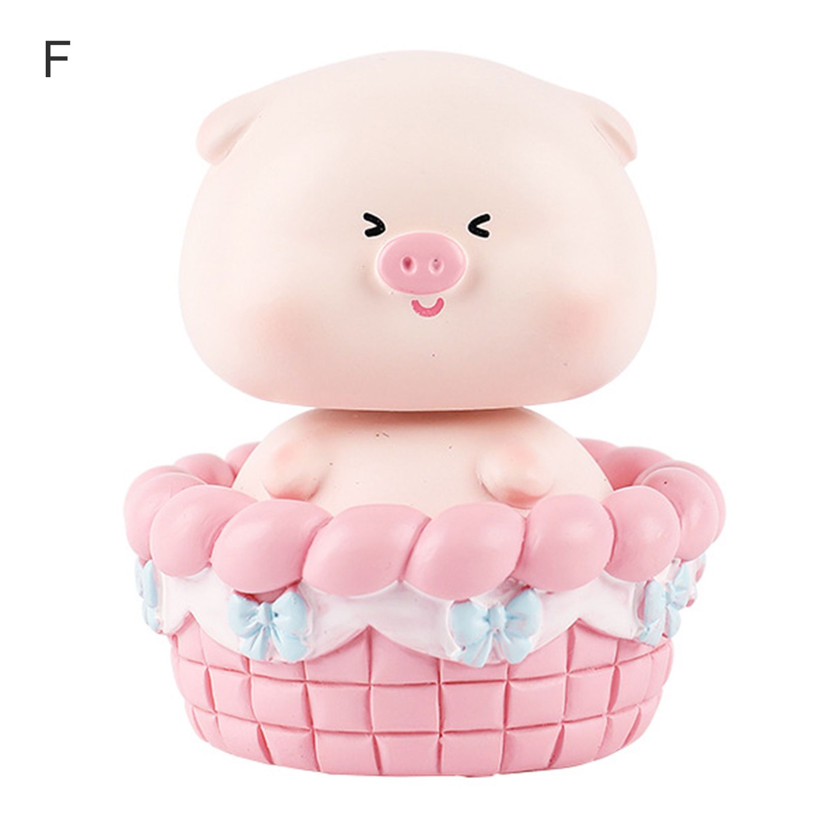 Piggy Figurine Decorative Miniature Piggy Decor Figurine