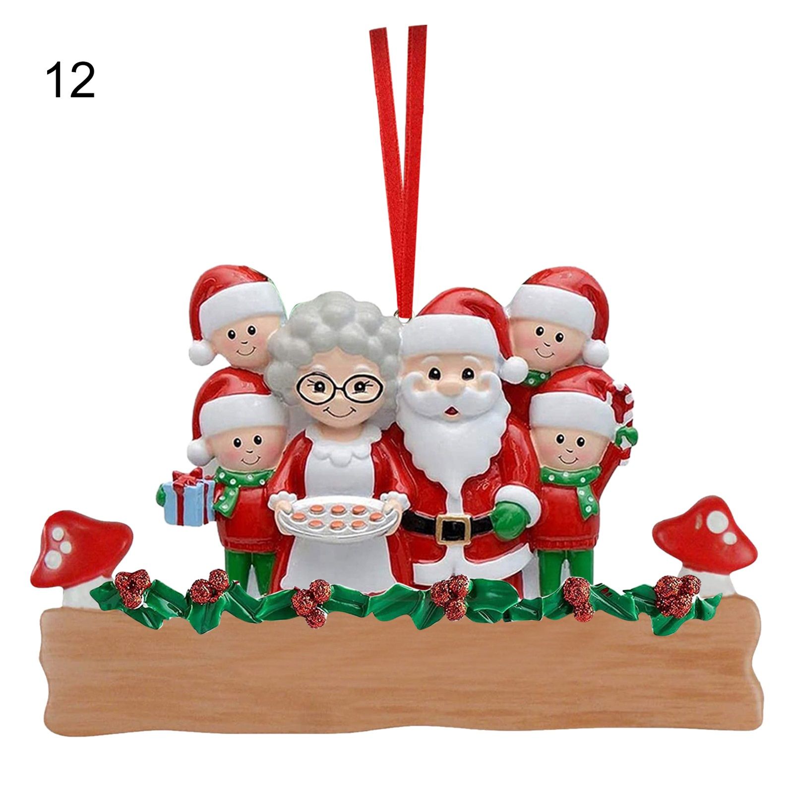 Widget Decor Adorable Trendy Santa Claus Pattern Widget Decor
