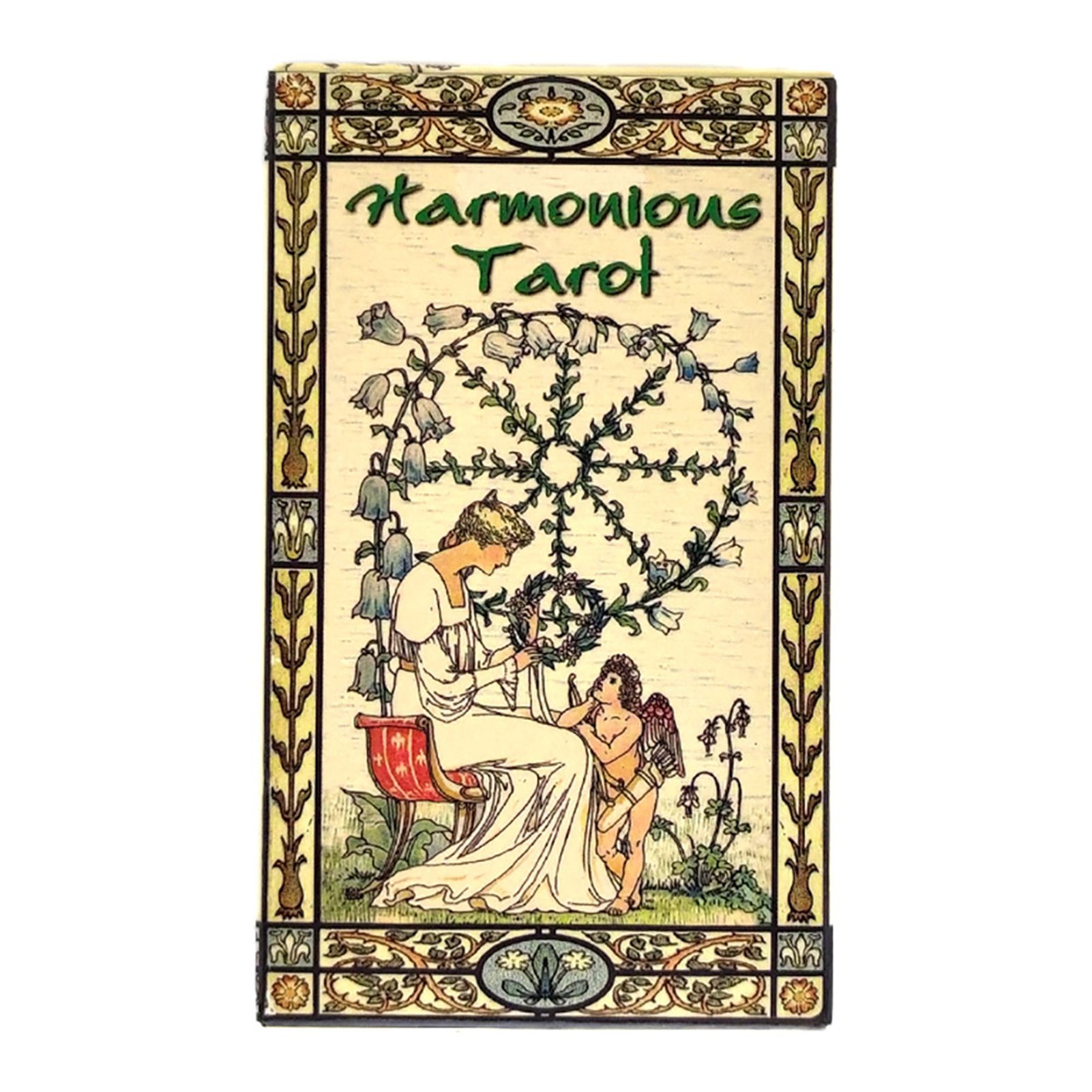 1 Set Harmonious Tarot Cards Recreational Coated Paper Classic Tarot Cards Kit for Club