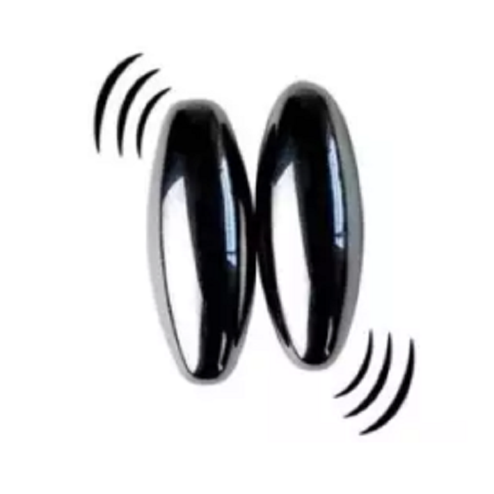 Metal Singing Magnets 2 PCS - Black