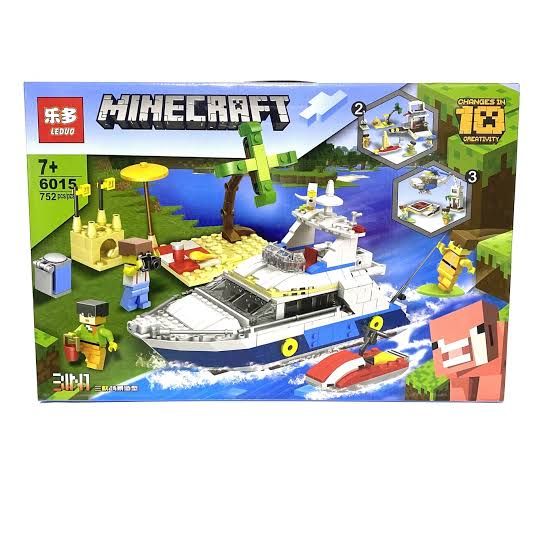 Minecraft Lego set 752pcs blocks toy 6015