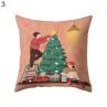 Christ Cartoon Figures Santa Snowman House Gift Cushion Cover X Decor