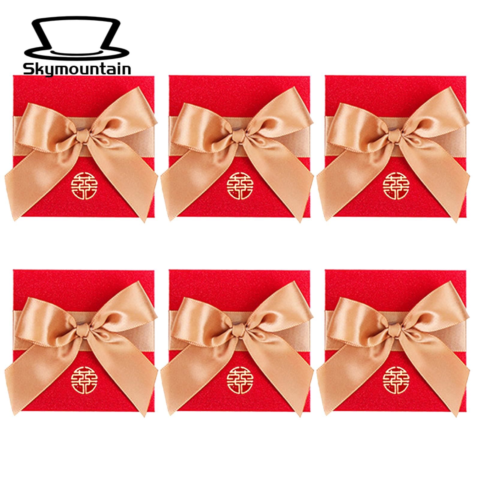 Red Money Bags Soft-touching Traditional Chinese Lucky Money Pockets