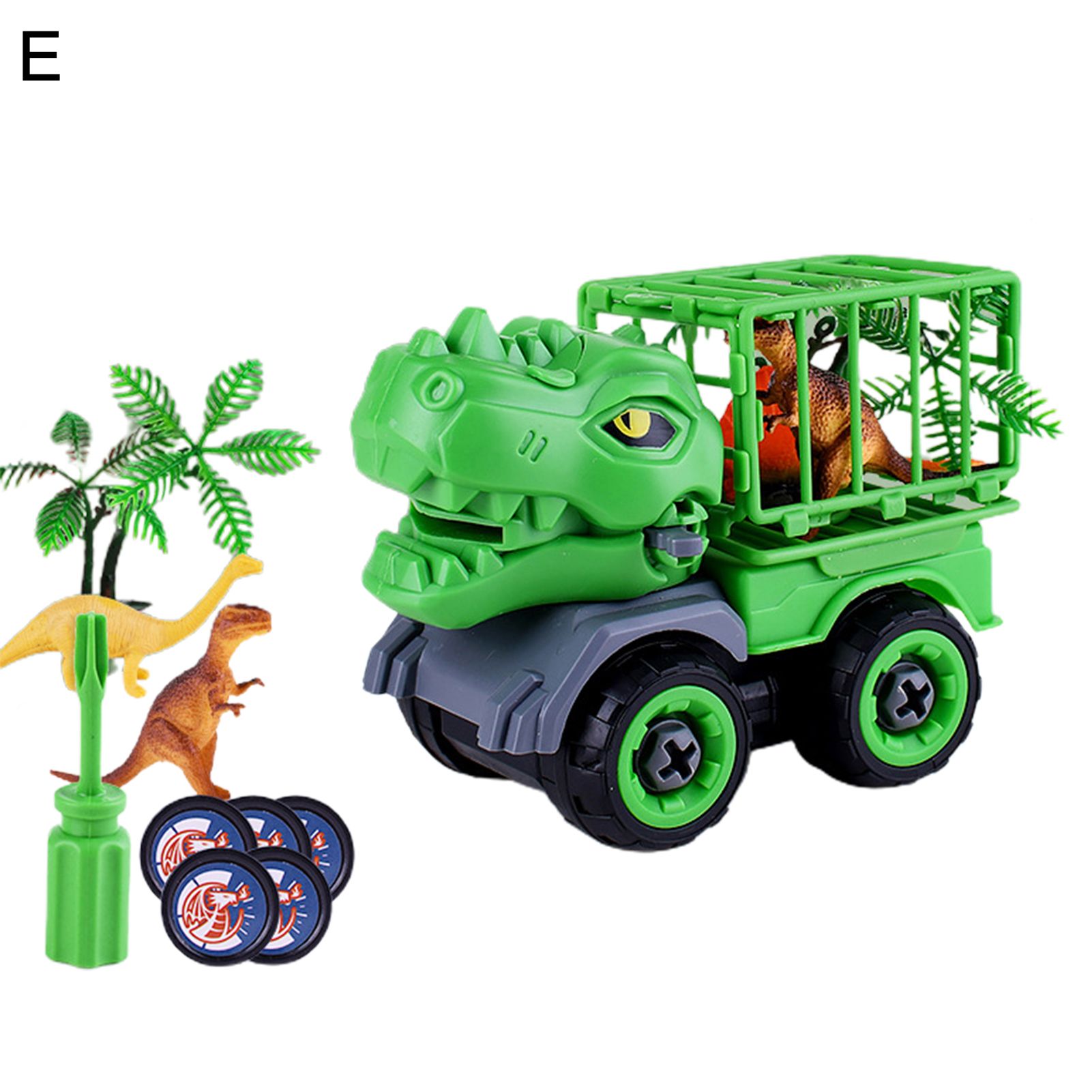 Vehicle Toy Durable Creative Dinosaur Shape Assembly Vehicles