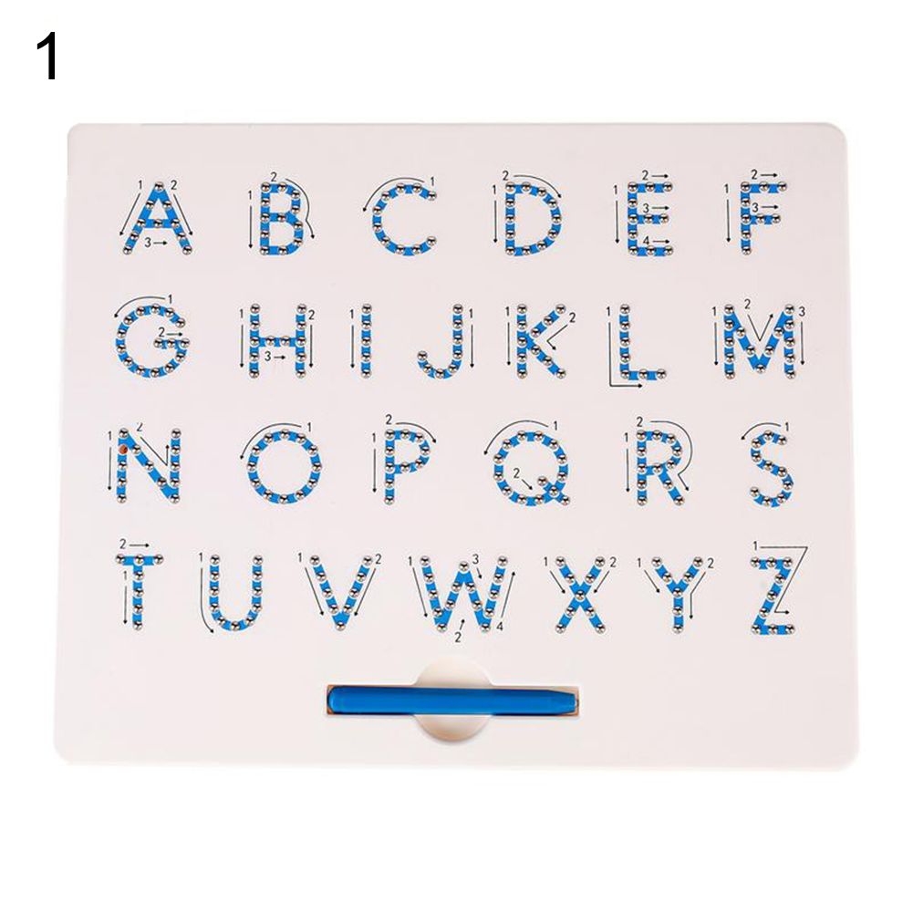 Magnetic Beads Drawing Board Mathematics Number Alphabet Educational Kids Toy