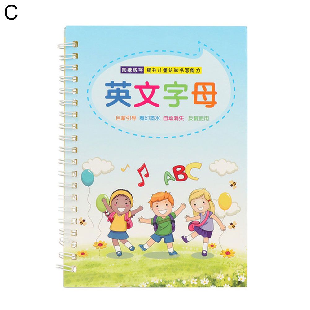 Reusable Kid Kindergarten Children Copybook Calligraphy Art Supply Practice Book