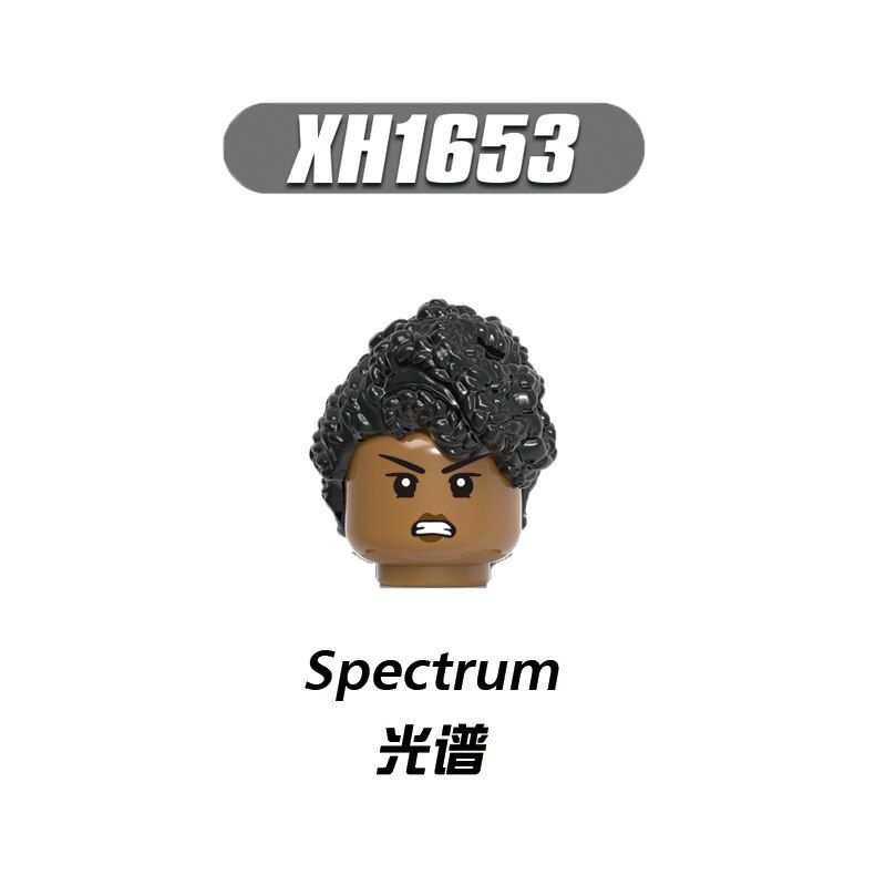 2021 WM6115 Vsionary Movie Building Blocks Scarlet Woman Girl Speed Action Figures Toys Head For Children X0306