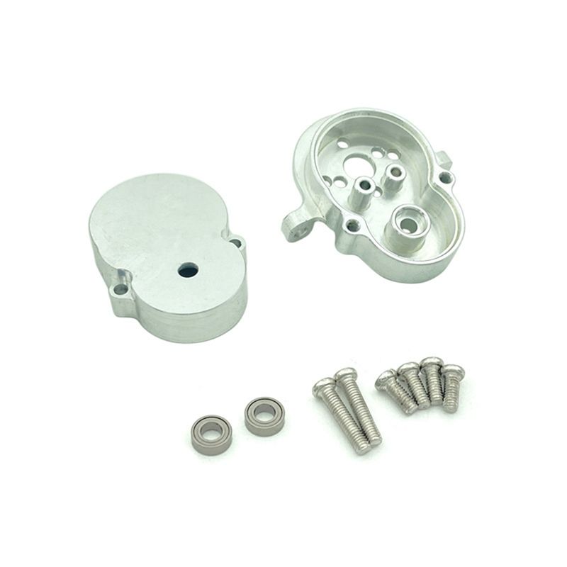 Metal Gearbox Housing Gear Box Shell with Bearing for WPL D12 1/10 RC Car Upgrade Parts