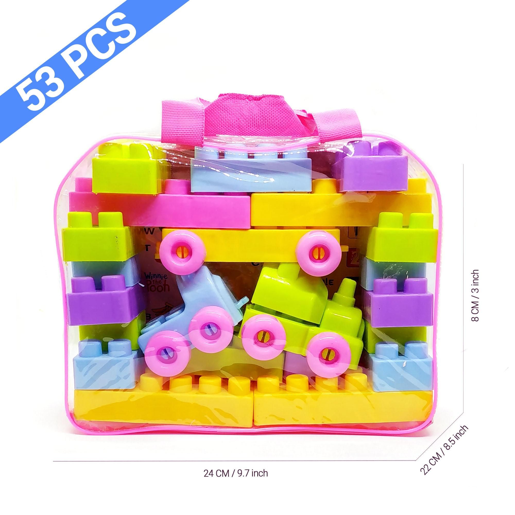 Play and Learn Educational Building/Train Blocks Lego Set For Kids -72/53/22 Pcs